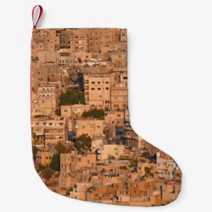 Bird view on Arab city. Amman. Jordan. Middle East Small Christmas Stocking