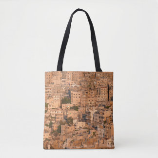 Bird view on Arab city. Amman. Jordan. Middle East Tote Bag