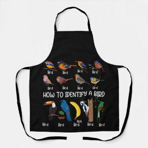 Bird Watcher How To Identify a Bird Unique Birder Apron
