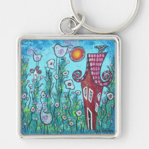 Bird Watcher Key Chain