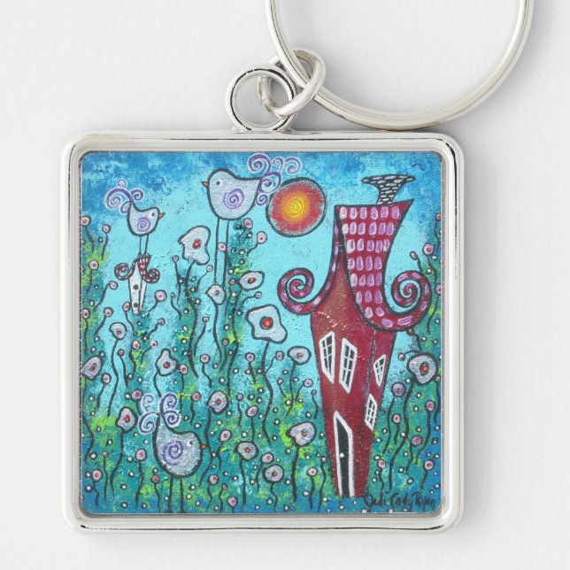 Bird Watcher Key Chain (Front)