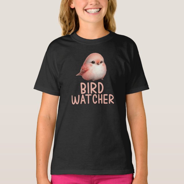 Bird Watcher Kids T-Shirt (Front)