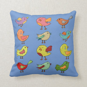 Bird Watchers Throw Pillow