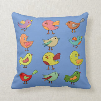 Bird Watchers Throw Pillow