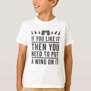 Bird Watching A Wing On It Funny Bird Watcher T-Shirt