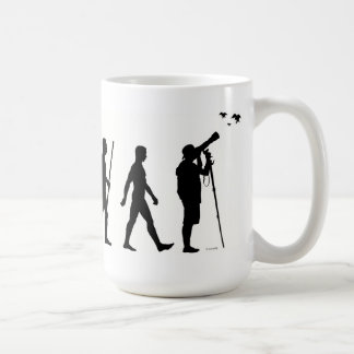 Bird watching evolution mug