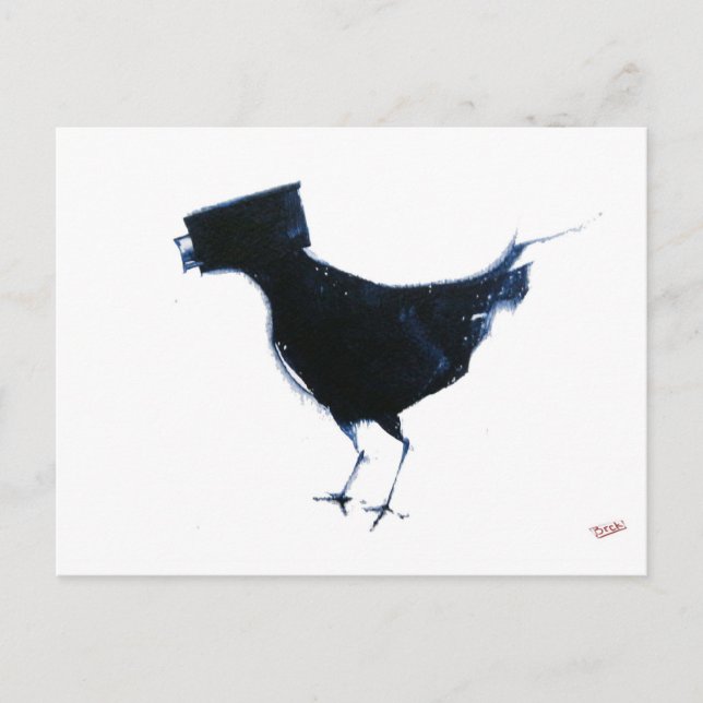 bird watching postcard (Front)