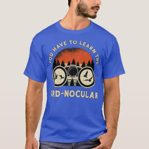 Bird Watching The BirdNocular Retro Bird Watcher  T-Shirt
