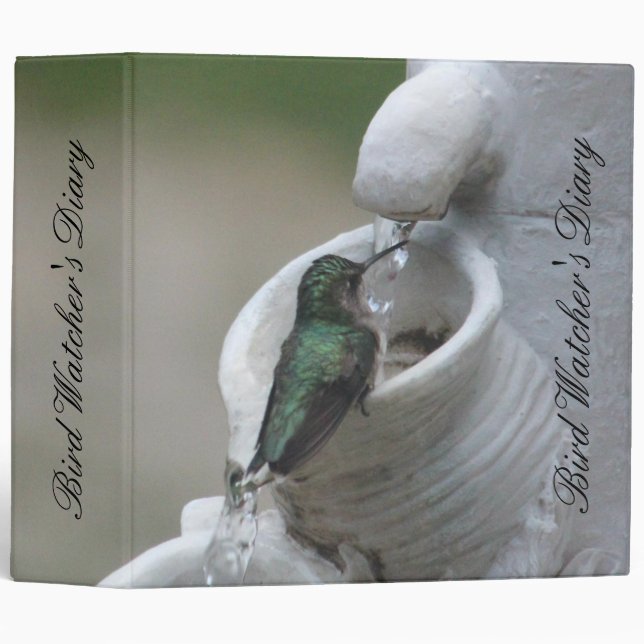 Bird Water's Diary Binder (Front/Spine)