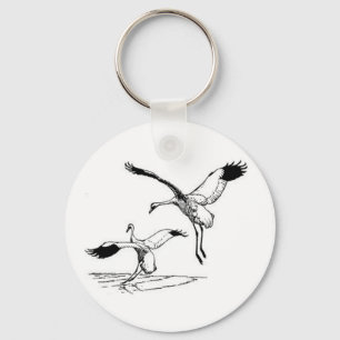 Bird / Whooping Crane Keychain