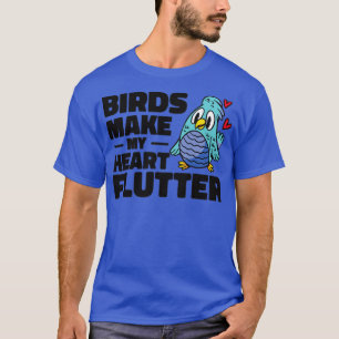 Bird Wildlife Birdwatcher Binoculars Bird  T-Shirt