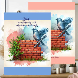 Bird Wings Already Exist Encouragement Fly Quote