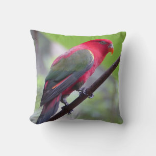 Bird Wings Branches Spring Garden Faith Throw Pillow