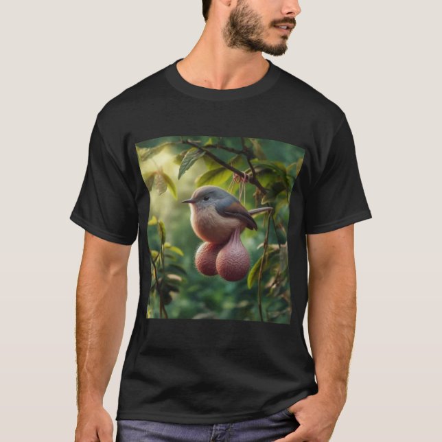 Bird with balls T-Shirt (Front)