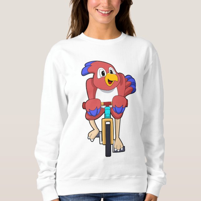 Bird with Bicycle Sweatshirt (Front)
