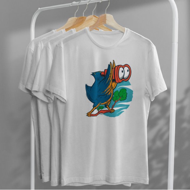Bird With Binoculars T-Shirt (Creator Uploaded)
