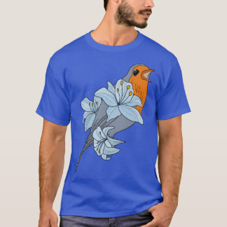 Bird with Flowers T-Shirt
