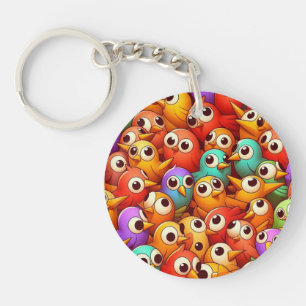 Bird World Keychain