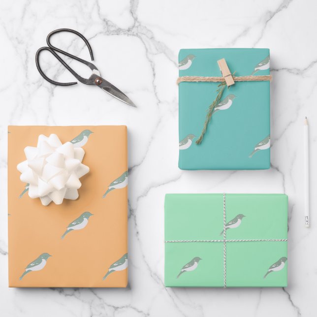 Bird wrapping paper (Front)