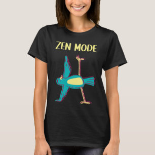 Bird Yoga  Animals Workout Calm Zen T-Shirt