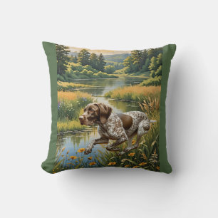 BIRDDOG ON THE JOB THROW PILLOW