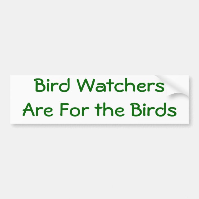 Birder Bumper Sticker (Front)