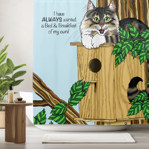 Birdhouse Bed Breakfast Cat
