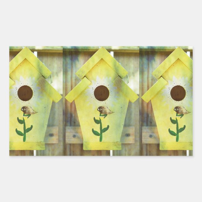 Birdhouse by Shirley Taylor Sticker (Front)