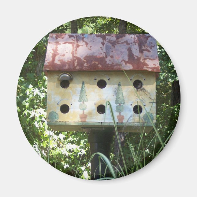Birdhouse in the Sun Magnet (Front)