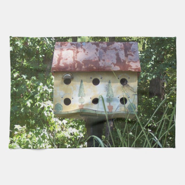 Birdhouse Kitchen Towel (Horizontal)