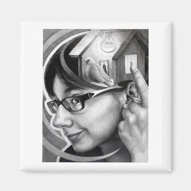 "Birdhouse" Magnet (Front)