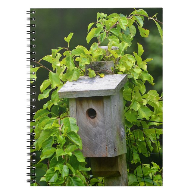 Birdhouse Notepad Notebook (Front)