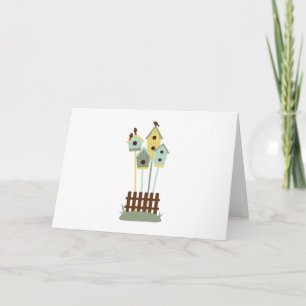 Birdhouses Card