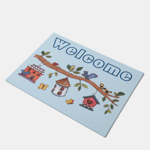 Birdhouses Doormat