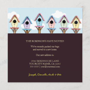 Birdhouses   New Home Announcement