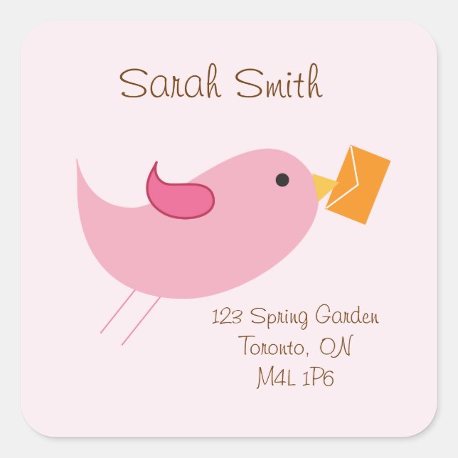 Birdie Address Labels (Front)