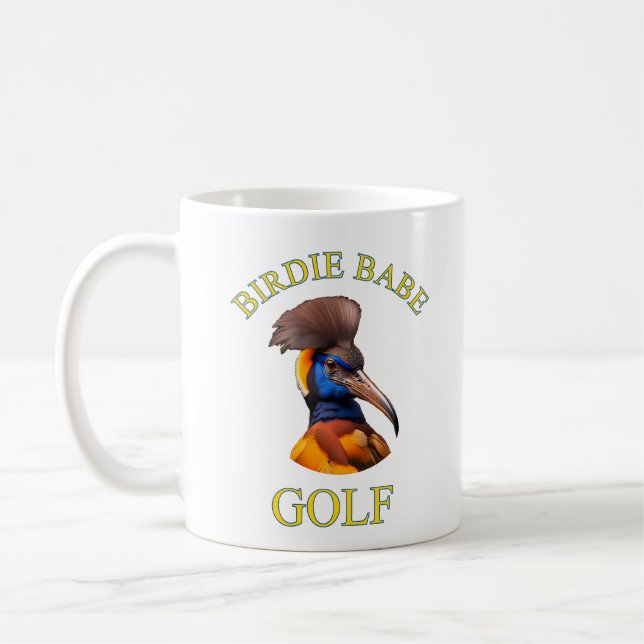 Birdie Babe Golfer's  Coffee Mug (Left)