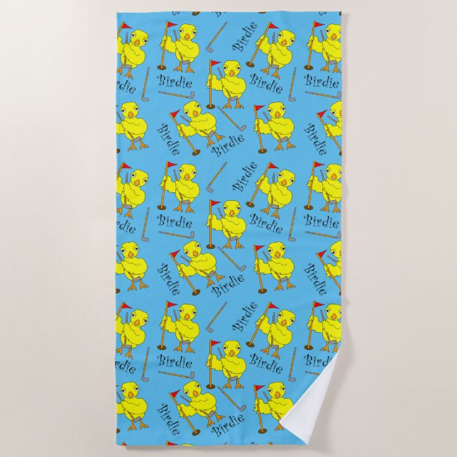 Birdie Beach Towel (Front)