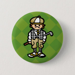 birdie button. 2 inch round button