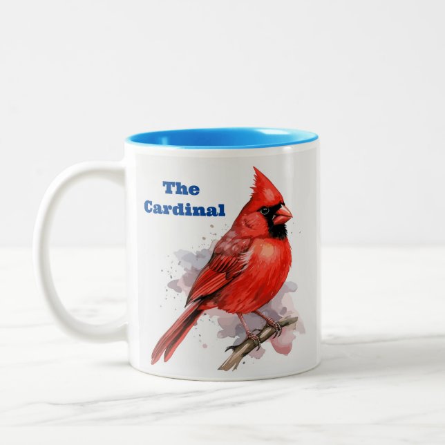 Birdie Collection Two-Tone Coffee Mug (Left)