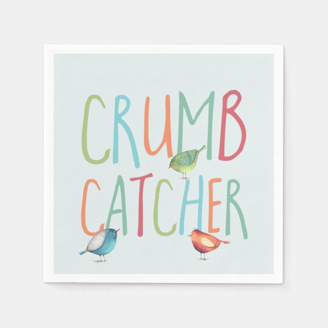 Birdie Crumb Catcher Paper Napkin (Front)