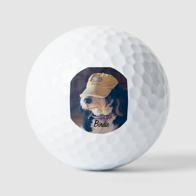 Birdie dans une balle de golf jaune casquette (Recto)