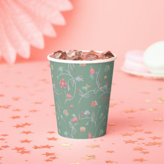 Birdie Green paper cups for a nice party