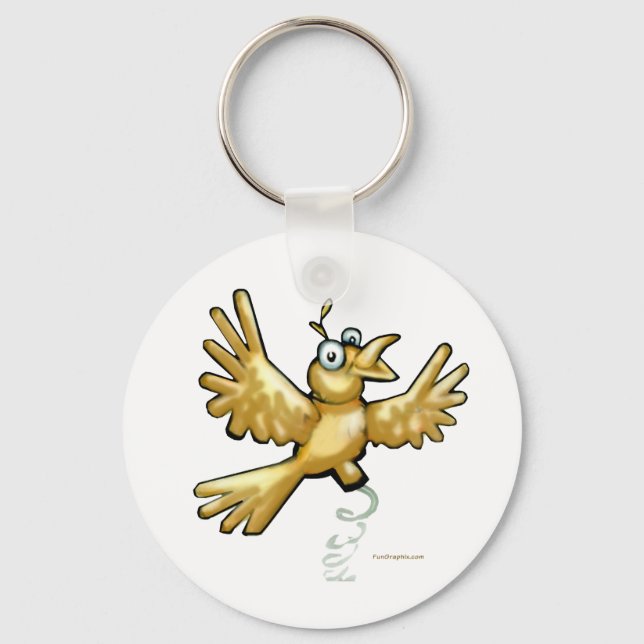 Birdie Keychain (Front)