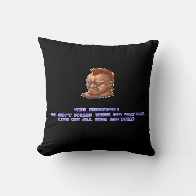 Birdie KO'ed Throw Pillow (Front)