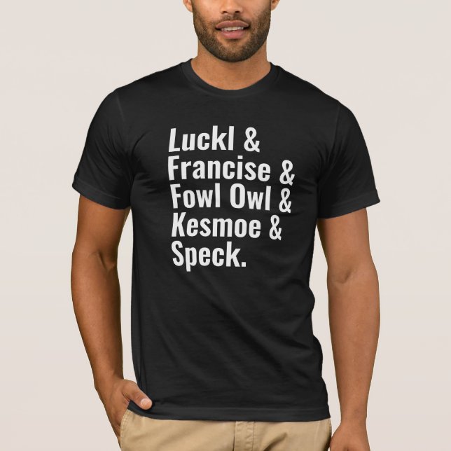 Birdie Names T-Shirt (Front)