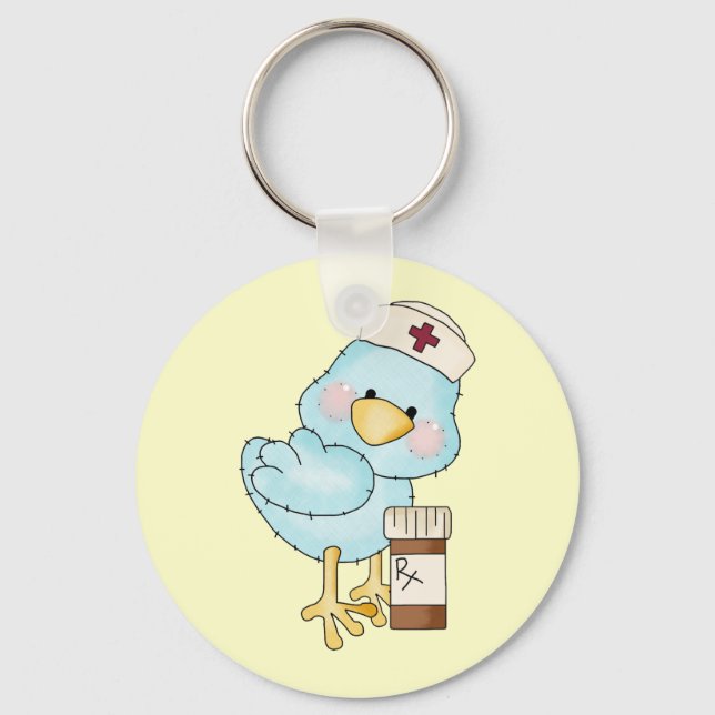 Birdie Nurse Keychain (Front)