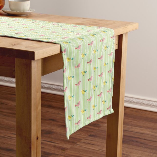 BIRDIE STRIPE Table Runner (In Situ)