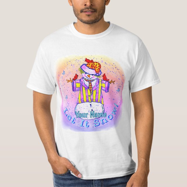 Birdies Snowman T-Shirt (Front)
