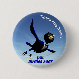 Birdies Soar 2 Inch Round Button